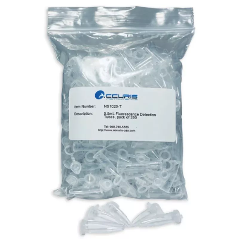 0.5mL Fluorescence Detection Tubes, pack of 250