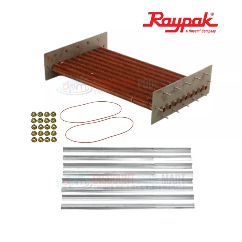 010062F | Raypak 406A/407A Copper Tube Bundle Heat Exchanger
