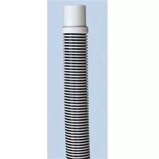 1.5" x 3' Above Ground Filter Hose - Cuffed - Silver-Black Premium