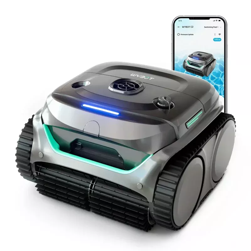 (2026 Upgrade) WYBOT C2 Cordless Robotic Pool Cleaner Black
