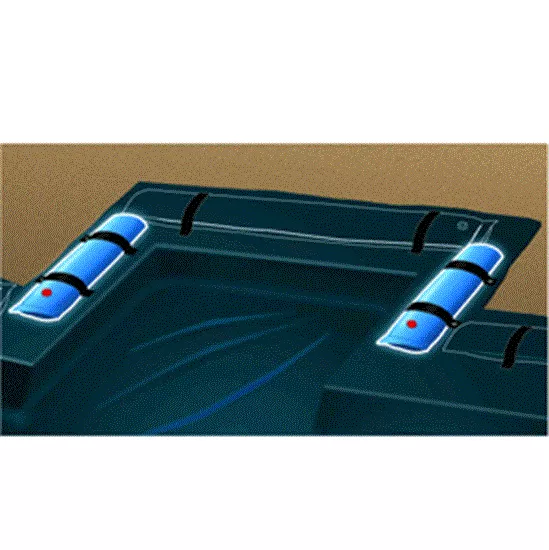 4' Pool Step Water Tubes - 2 Pack