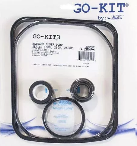 Aladdin Standard Repair Kit For Hayward Super Pump Series - GO-KIT3