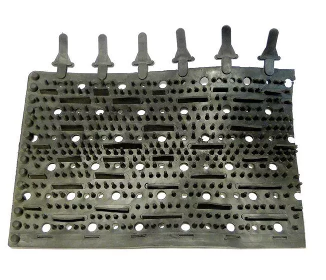 Aqua Products Rubber Brushes Black - NE369