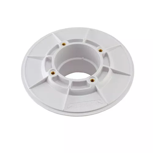 AquaStar 6" Bulkhead Adapters with 2.5" Threaded x 2" Socket Sumpless Fitting - White