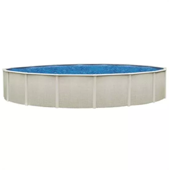 Belize 21' Round 52" Steel Pool with 6" Top Seat