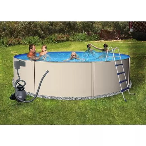 Bluewave 15’ Round 52” Blue Lagoon Pool Package - NB1063