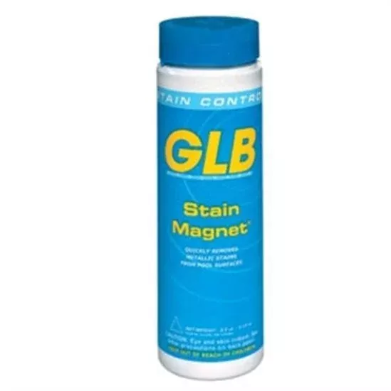 GLB Stain Magnet Stain Remove and Control for Pool and Spa 2.5 lbs - 12 Bottles