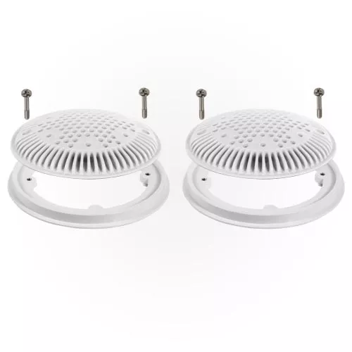 Hayward 8" Round Suction Outlet Frame & Cover WG1030AVPAK2