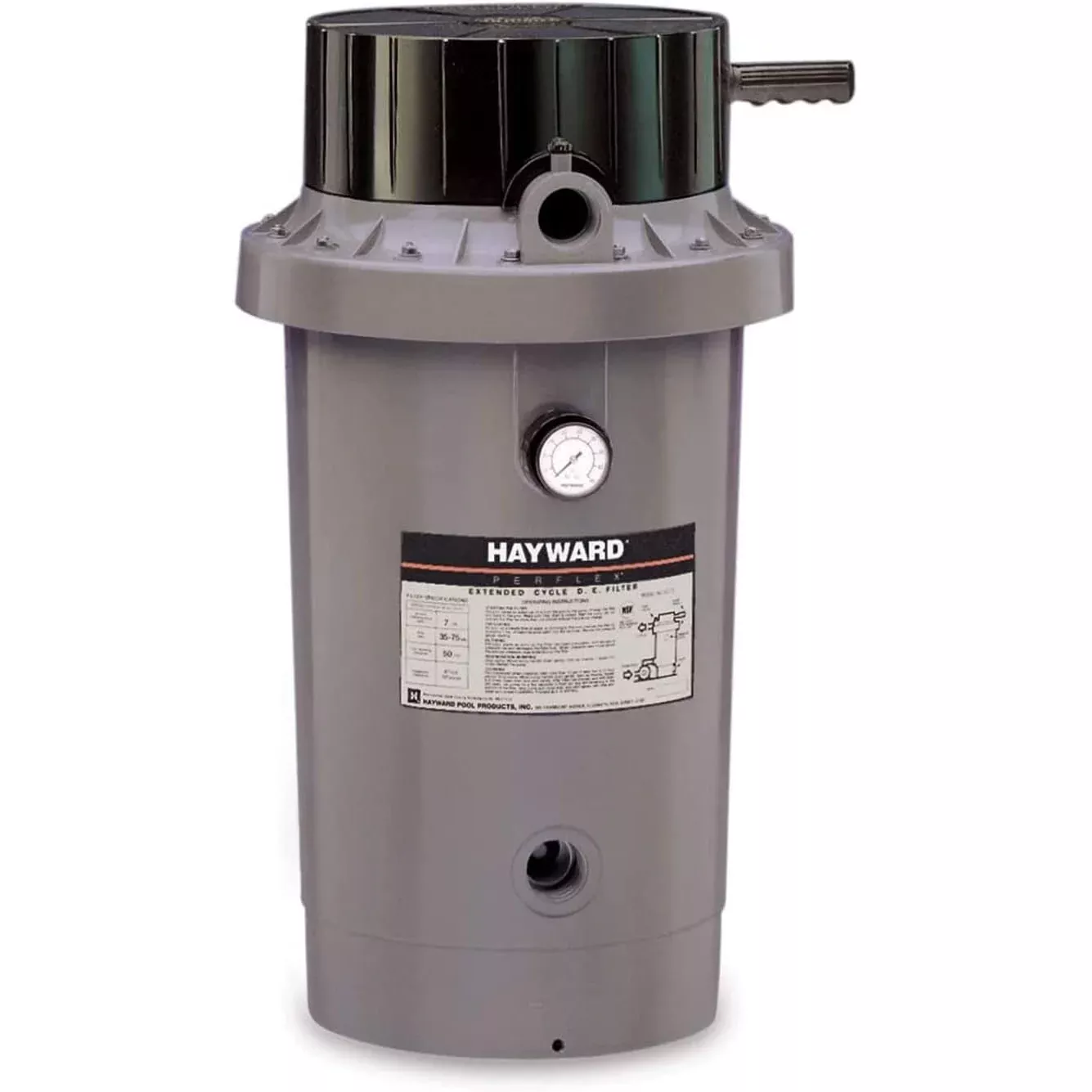 Hayward Perflex Extended-Cycle 27 Sq Ft DE Pool Filter W3EC65A