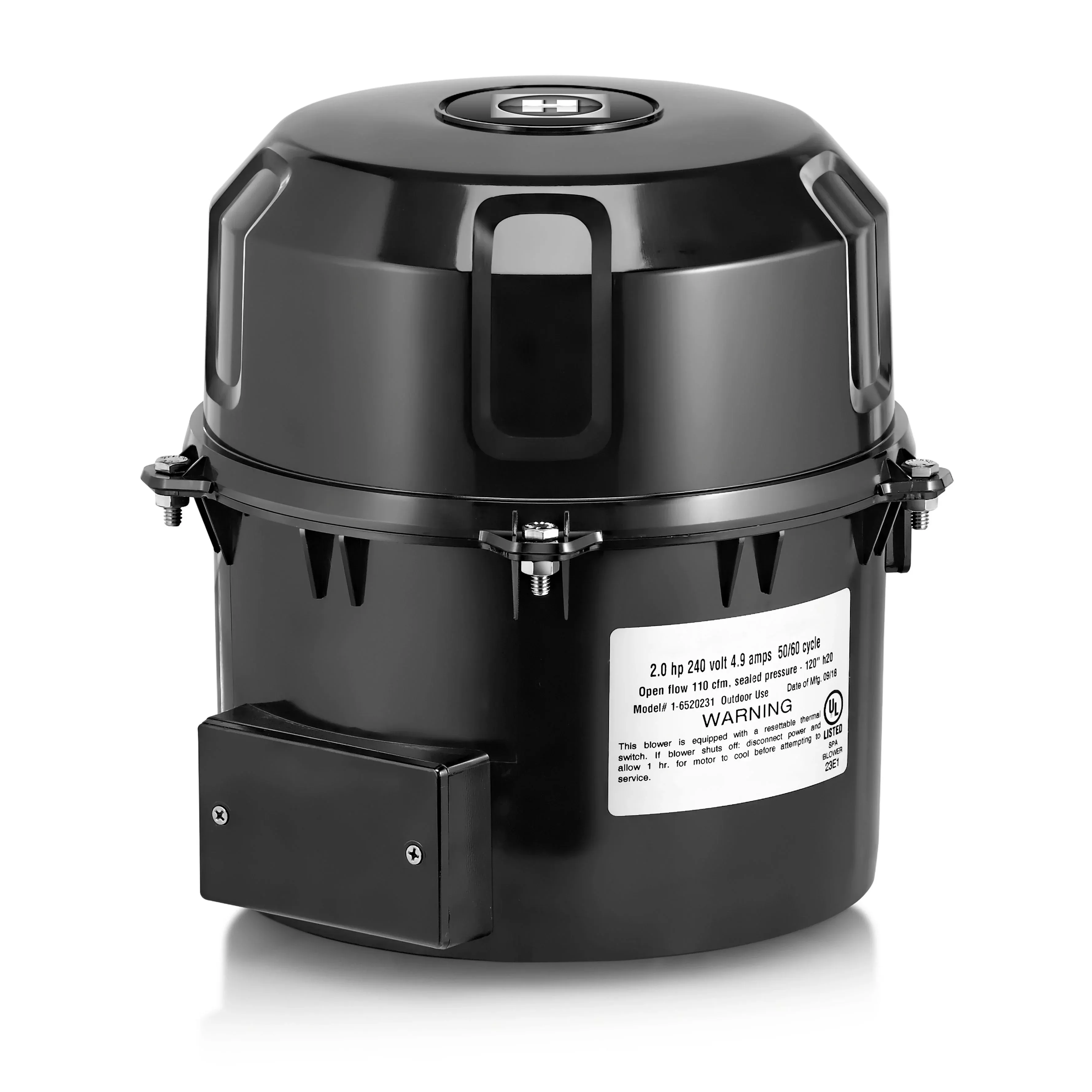Hayward Spa Blower 2 HP 230V W3SPB202
