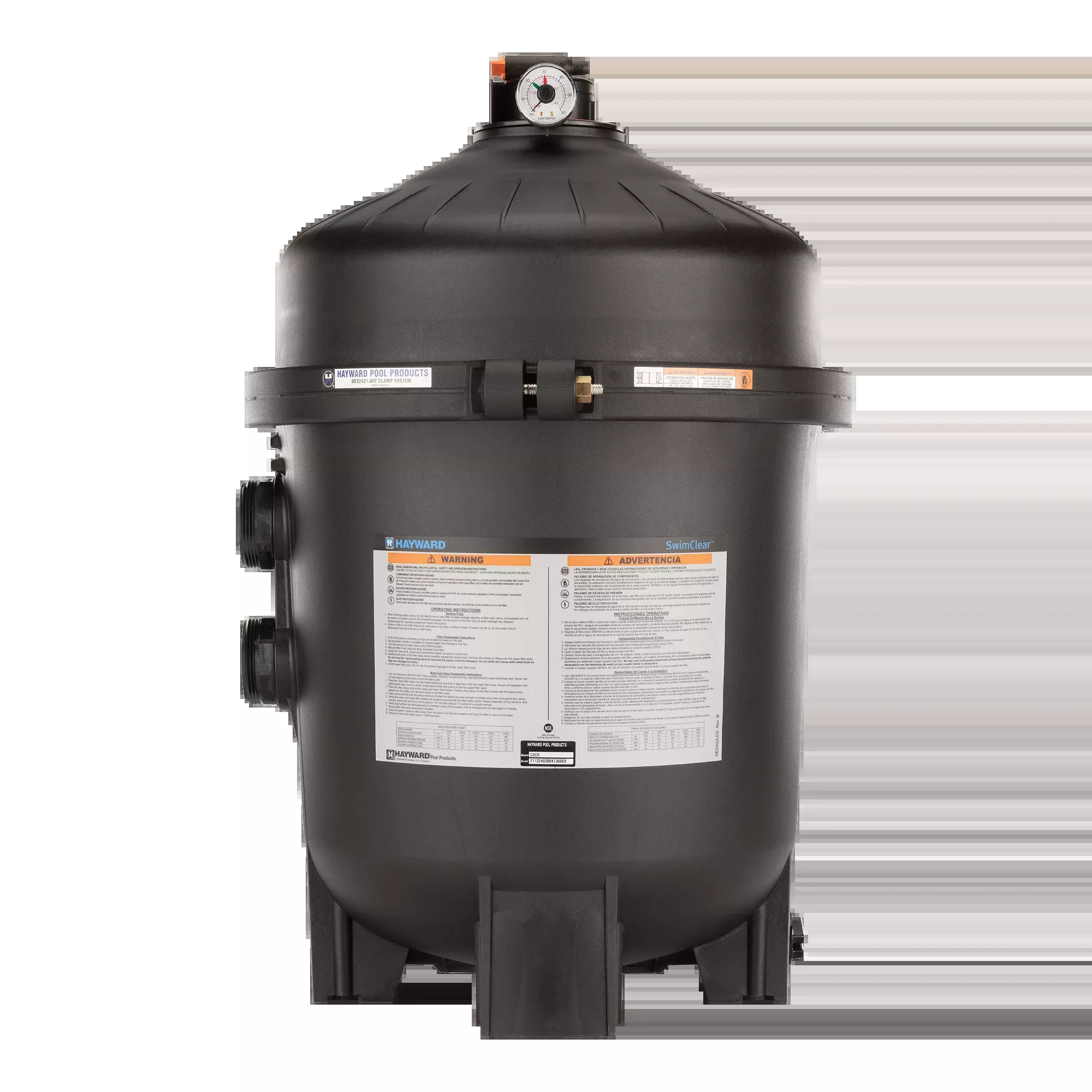 Hayward SwimClear Multi-Element 325 Sq Ft Cartridge Pool Filter W3C3030