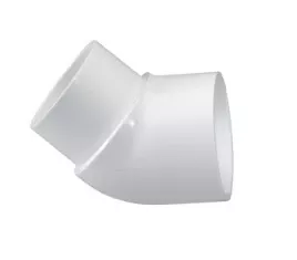 Lasco 1.5" 45 Degree Street PVC Elbow Fitting - 423015