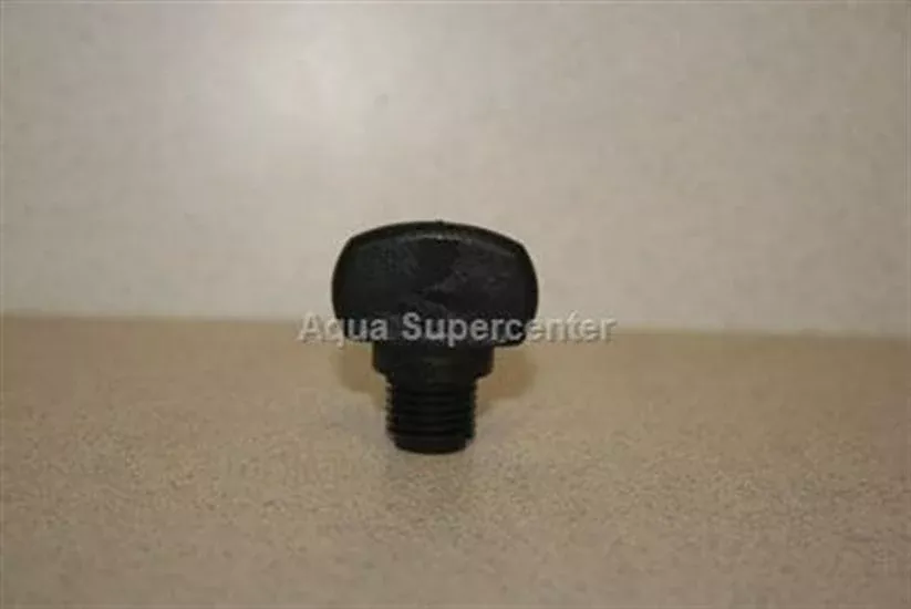 Pentair WhisperFlo 1/4" Drain Plug - Black