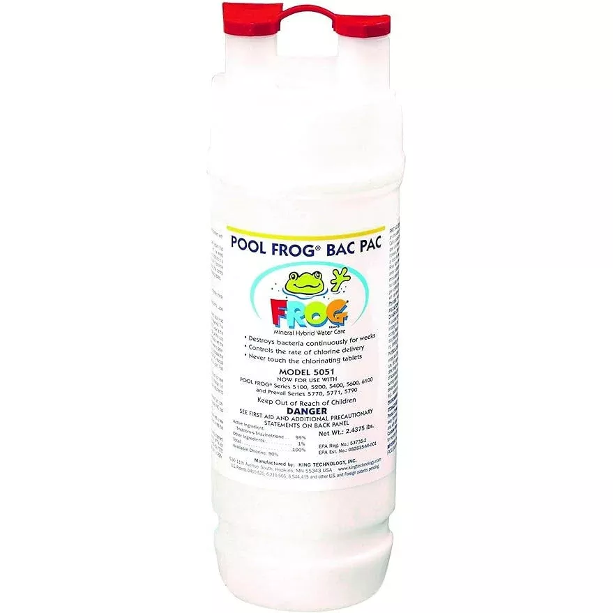 Pool FROG Replacement Bac Pac Chlorine Cartridge for Pool FROG Model 5400 and 6100 Cycler (2.2 lb) (01-03-5880)