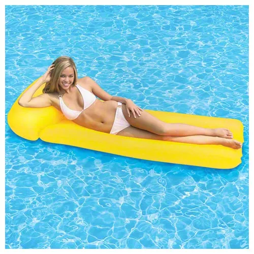 Poolmaster Neon Frost Mattress - Yellow