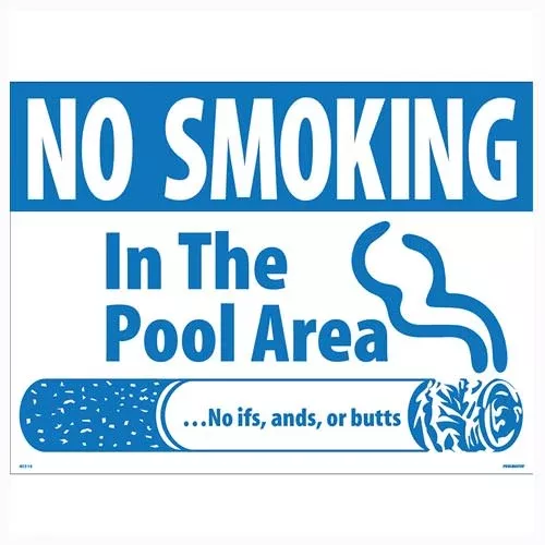 Poolmaster No Smoking Sign 40314