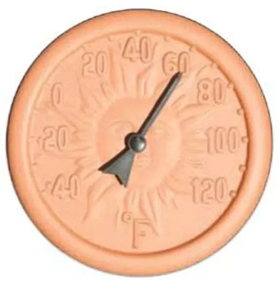 Poolmaster Outdoor Terra Cotta Thermometer Sun - PM52515