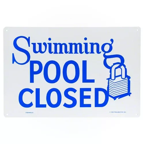 Poolmaster Pool Closed Sign 40333