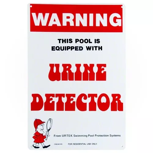 Poolmaster Urine Detector Sign 41350