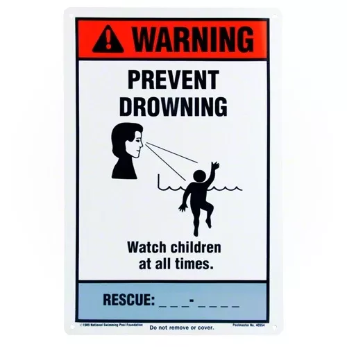 Poolmaster Warning Sign 40354