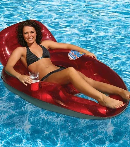 Poolmaster Water Pop Deluxe Lounge - Blue