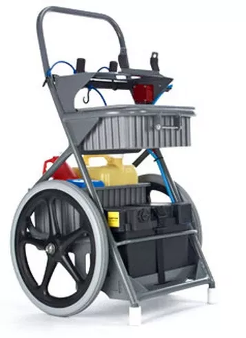 PowerVac On-Site Service Cart 038-B-D