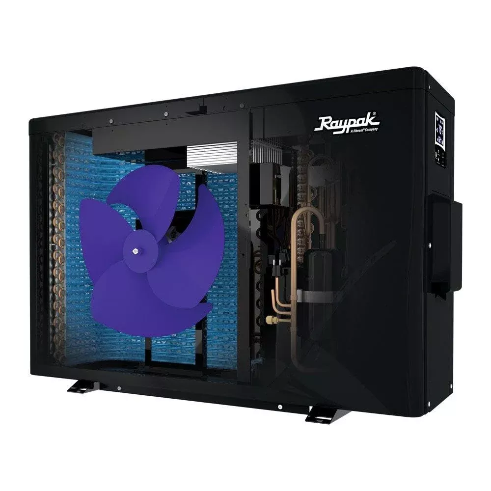 Raypak Crosswind 65i Heat Cool Pool and Spa Heat Pump 61K BTU 017741