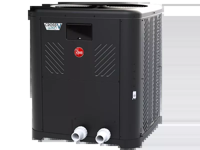 Raypak CrossWind V 118,000 BTU Pool and Spa Heater TWPH-6550EHT08