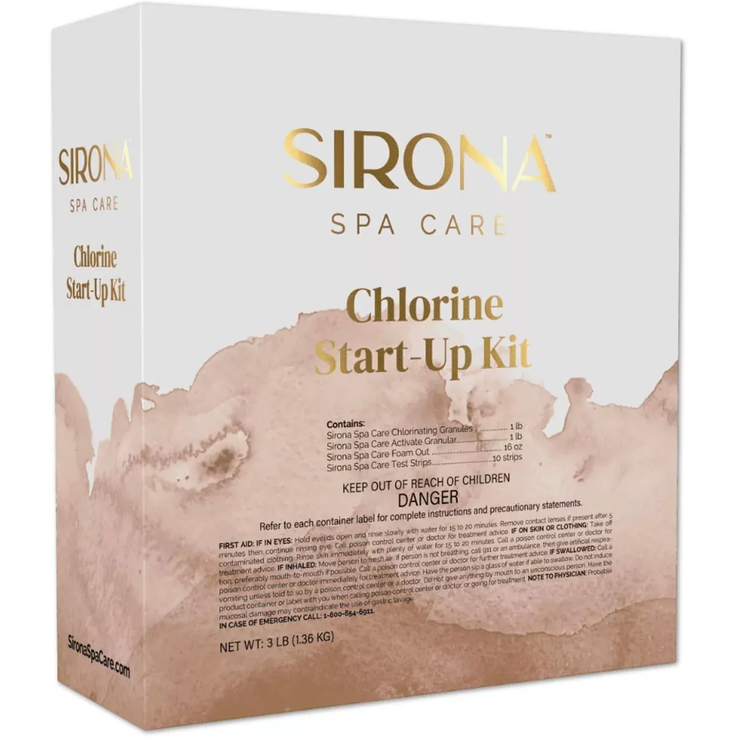 Sirona Chlorine Start-Up Kit for Spas & Hot Tubs - Complete Chemical Kit
