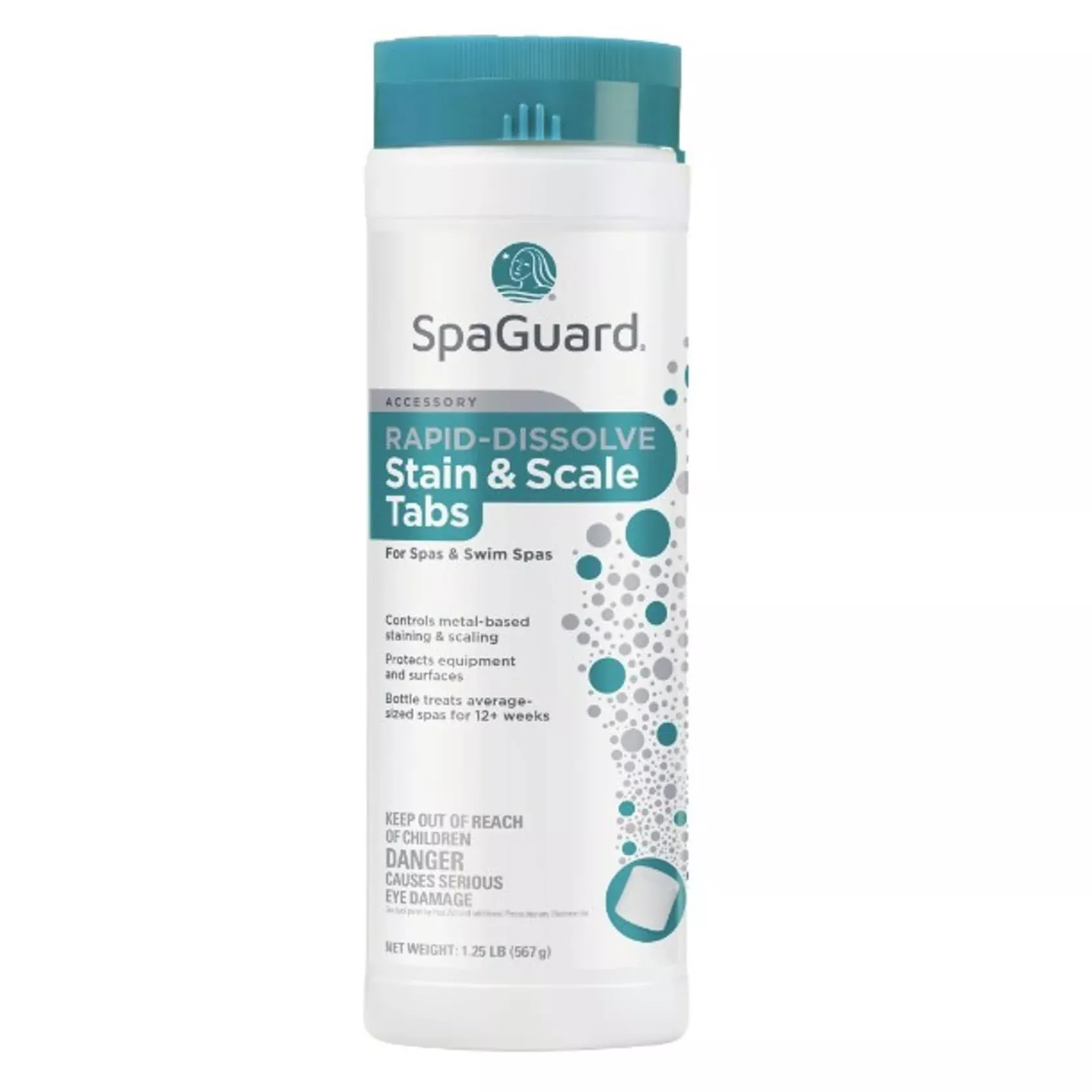 SpaGuard Rapid Dissolve Stain and Scale protects equipment&surfaces Tabs 1.25 lb