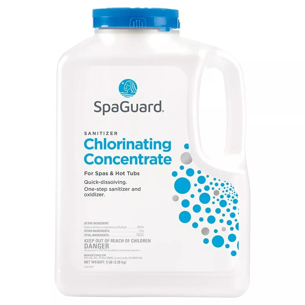 SpaGuard Spa Chlorinating Concentrate Quick Dissolve For Spas and Hot Tubs 5lb