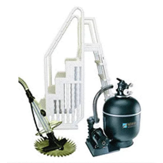 Supreme 12' Round Large Sand Equipment Package for Above Ground Pools