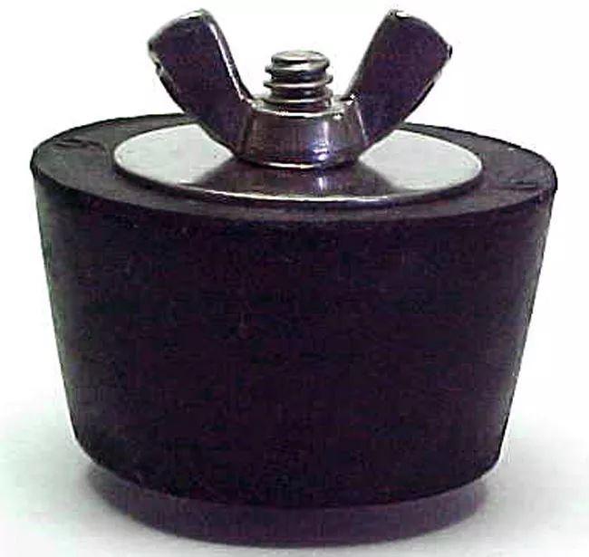 Technical Products No. 10 Winter Plug 1.5" Fitting with Stainless Steel Wingnut - 10S-PLUG