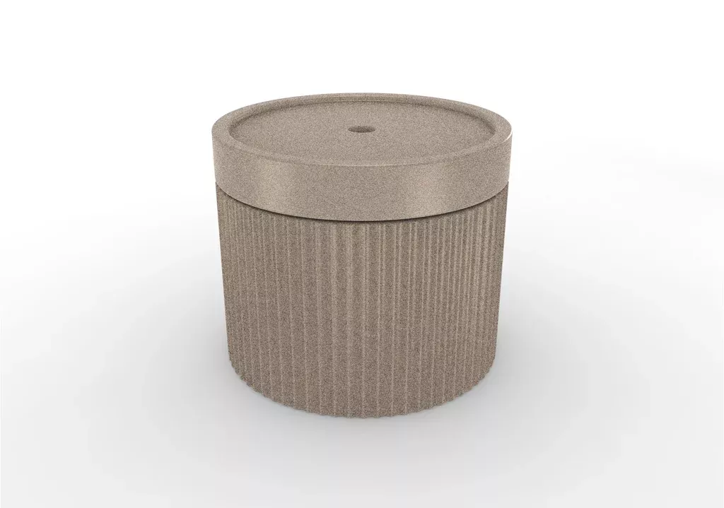 TenJam Ripple Wide Table - Desert Sandstone