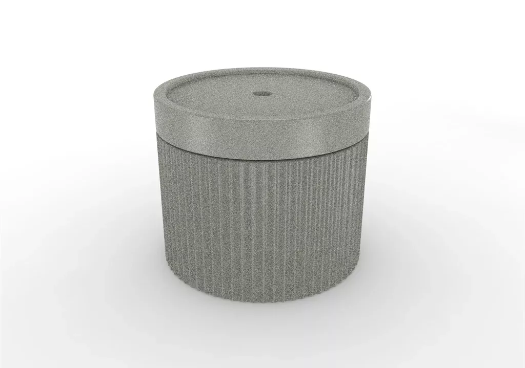 TenJam Ripple Wide Table - River Rock