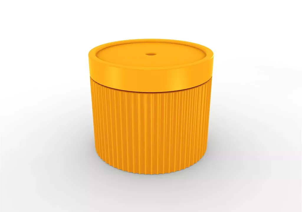 TenJam Ripple Wide Table - Yellow