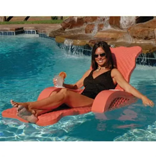 Texas Recreation Scalloped Folding Lounge Coral - 6560148