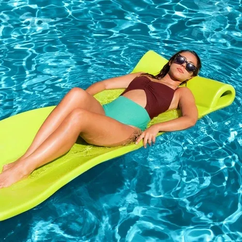 Texas Recreation Super Soft Splash Pool Float - Orange Breeze