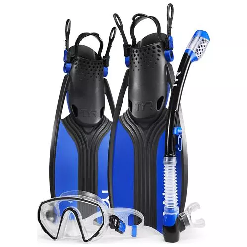 TYR Voyager Snorkel Set - Pink / Medium