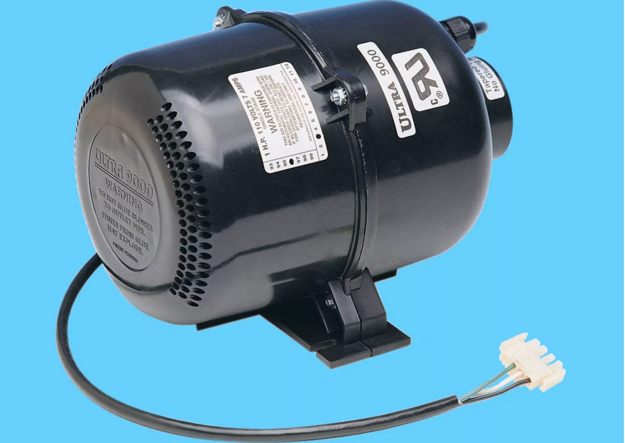 Ultra 9000 Portable Spa Blower 1 HP - 220V / 240V