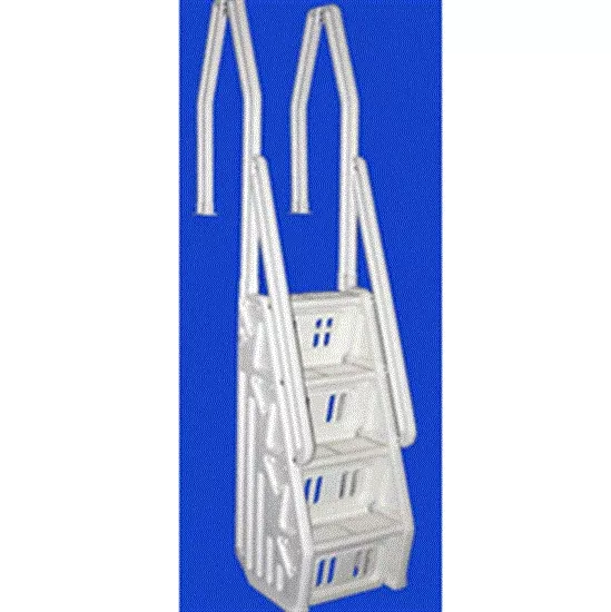 Vinyl Works Above-Ground Pool Entry Step - White