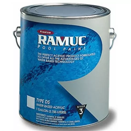 Water Based Type DS Acrylic Pool Paint - 1 Gallon - Royal Blue