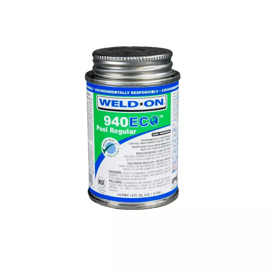 Weld-On 940 Eco Pool Regular Glue - 1/4 Pint