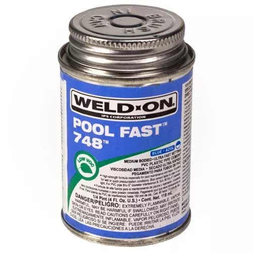 Weld-On Pool Fast 748 Glue - 1/4 Pint