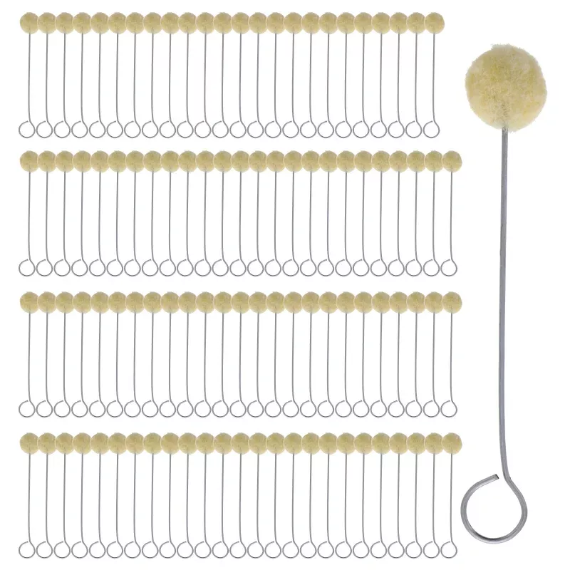 - Wool Daubers Ball Brush (Pack of 100) - Applicator Tool for Leather Dye, Dying, Staining, Crafting, DIY Crafts Projects, Gluing
