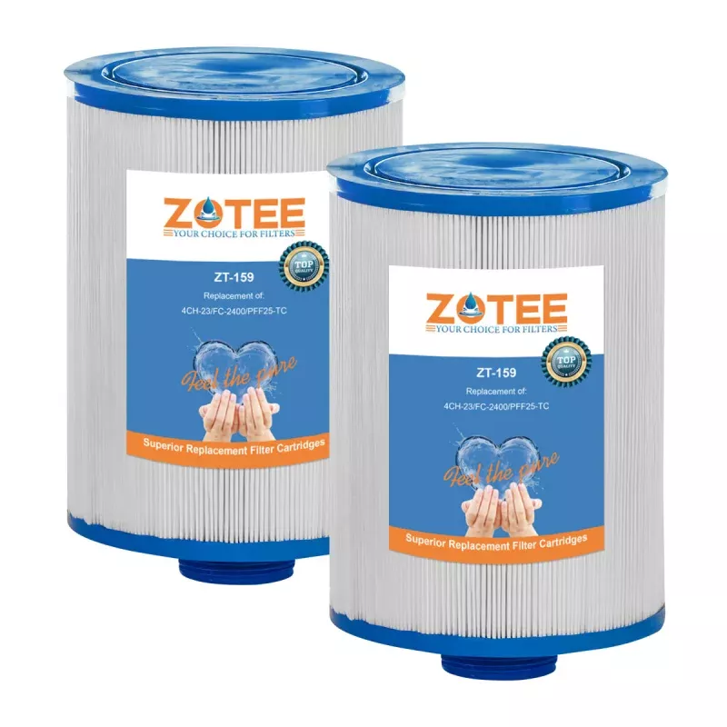 ZOTEE 25 sq.ft. Freeflow Spas CLX Spa Replacement Filter Cartridge 2 Pack